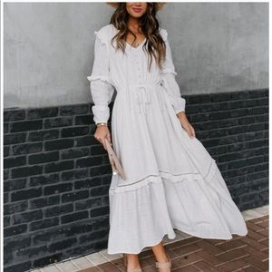 vici when the sun comes maxi/midi dress
